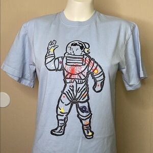 Billionaire Boys Club ASTRO Sky Blue Short Sleeve space traveler Tee S